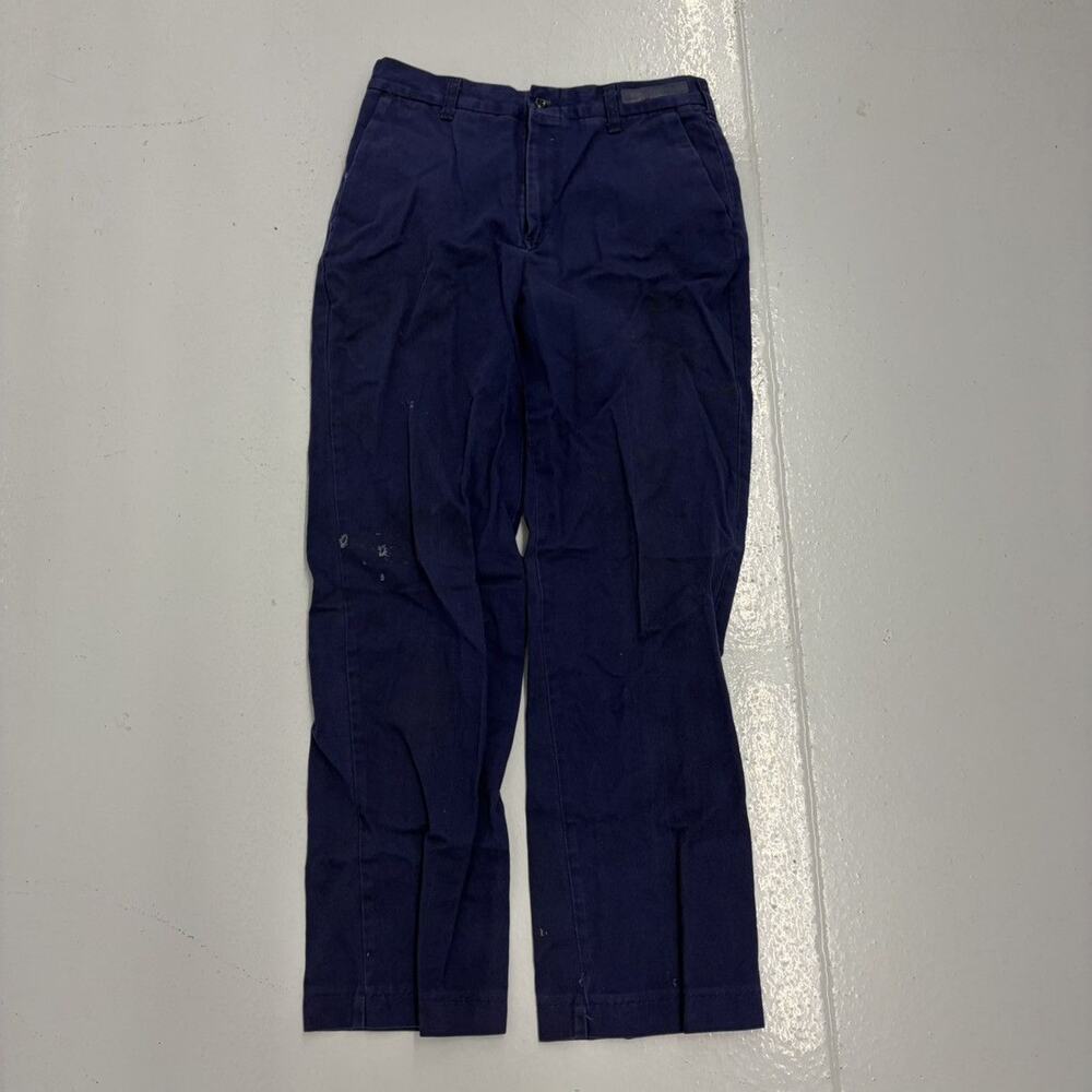 Vintage 80s Cintas Purple/Blue Canvas Workwear Chinos 29x29